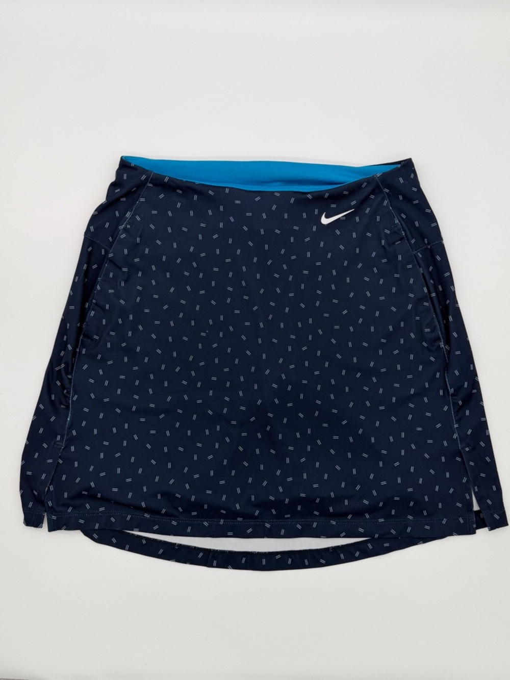 Nike Women's Navy Blue Printed Golf Skort Athletic Tennis Skirt Pockets XSmall